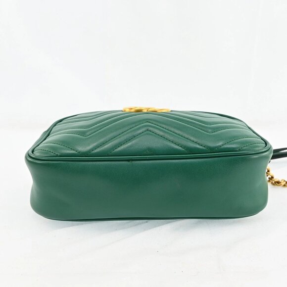 Authentic GUCCI GG Marmont Chain Shoulder Bag bsj870-110625 - Picture 7 of 16